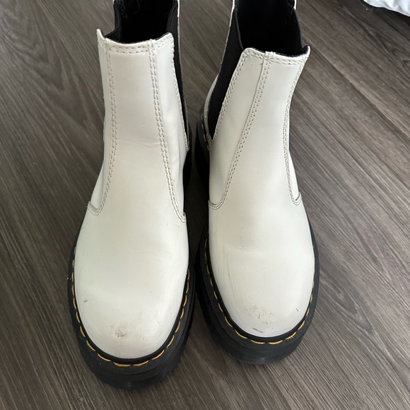 Dr. Martens white Chelsea boot platform - Picture 4 of 7